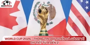 World Cup 2026 - thông tin đội tuyển đã giành vé